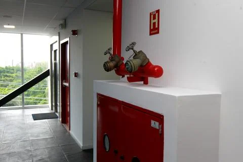 Building fire control system Stock Photos