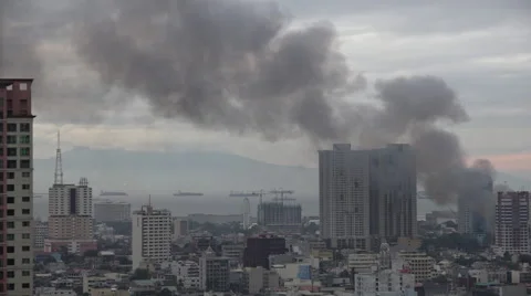 Building on Fire 動画素材 62089814