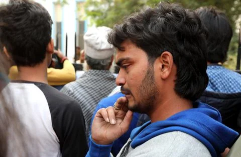 Building fire kills at least 43 people in New Delhi, India - 08 Dec 2019 Fotos de archivo