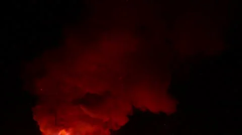 Building on fire - riots Stock Footage 994859