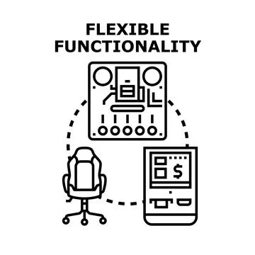 Building flexible functionality for modern technical solutions Stock Illustration