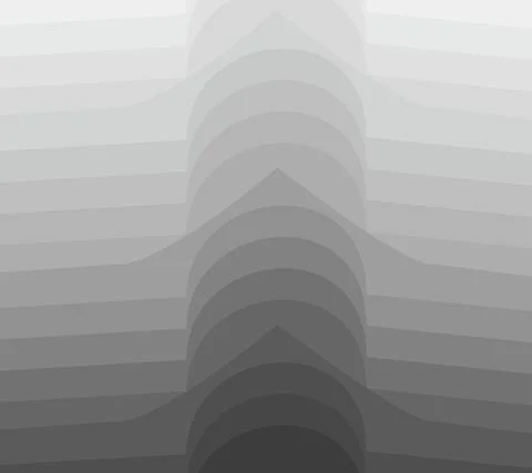 Building in the fog. Vector abstraction. Stock Illustration
