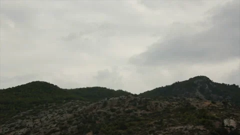 Building in forested mountain Stock Footage 142675571