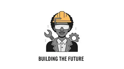 Building the future Stock Illustration