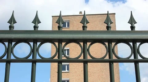 Building, gate Stock Footage 45433051