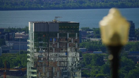 Building with glass facade Stock Footage 99920042
