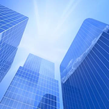 Building glass. Stock Illustration