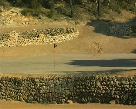 Building Golf Course Stock Footage 25860290