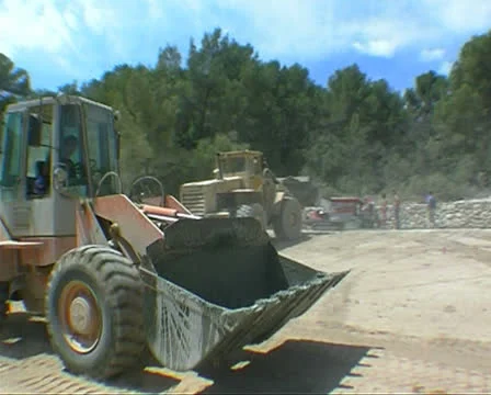 Building Golf Course Stock Footage 25867392