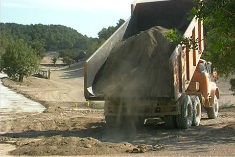 Building Golf Course Stock Footage 25869174