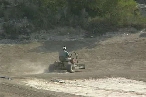 Building Golf Course Stock Footage 25869854