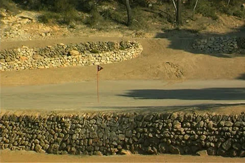 Building Golf Course Stock Footage 25872637