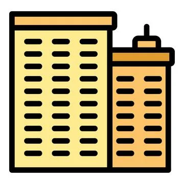 Building grant icon vector flat Ilustración de archivo