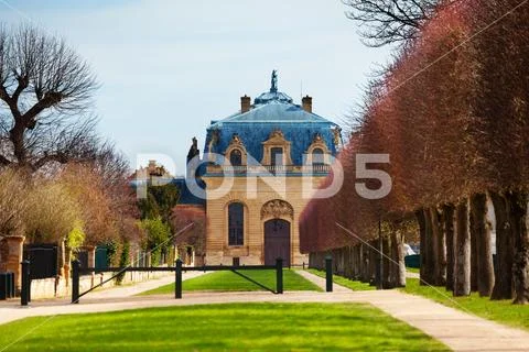 Building of the Great Stables in Chantilly, France Stock Photos