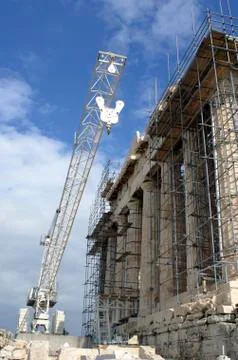 Building greece Stock Photos
