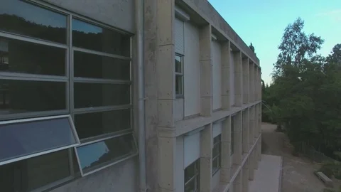 Building in green area Video stock 77049069