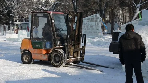 Building Harbin Ice-Lantern Show 動画素材 85240192