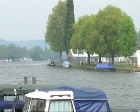Building Henley-on-Thames Regatta Stock Footage 8358238