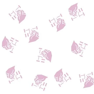 Building hierarchy glyph seamless pattern Ilustración de archivo