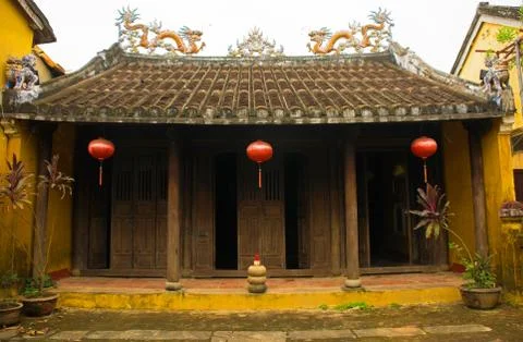 Building in Hoi An Foto stock