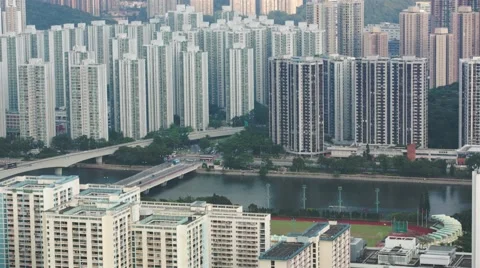 Building of Hong Kong  Stock Footage 54813457