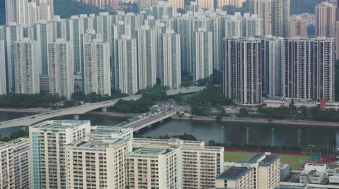 Building of Hong Kong  Stock Footage 54813591