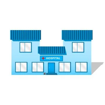 Building hospital Stock Illustration