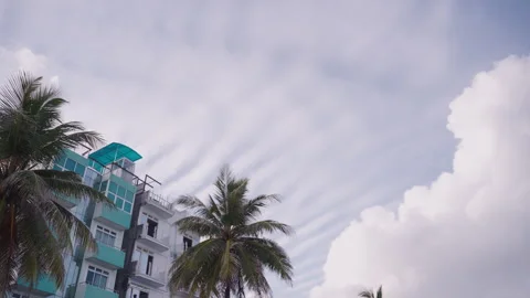 Building hotels on the coastline Stock Footage 293278556
