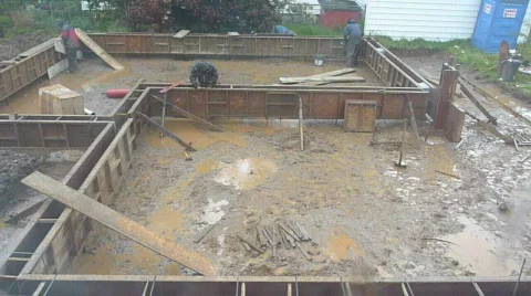 Building A House 3 Stock Footage 711034