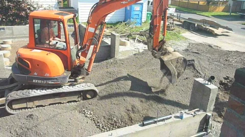 Building A House 6 Stock Footage 711066