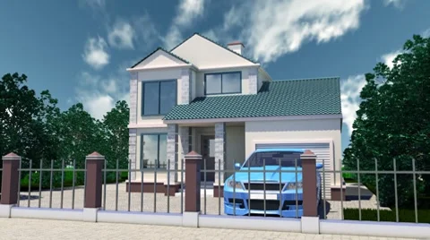 Building a house Stock Footage 8952815