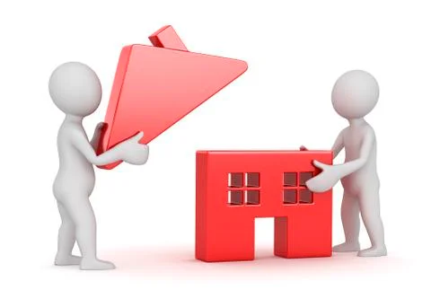 Building House Illustrazione stock