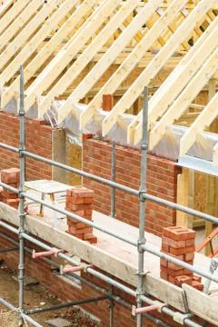Building a house Stock Photos