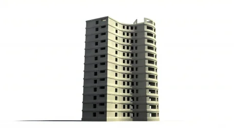 Building house, timelapse Stock Footage 630980