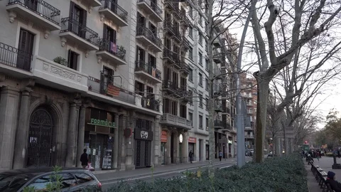 Building I Barcelona Stock Footage 124432133