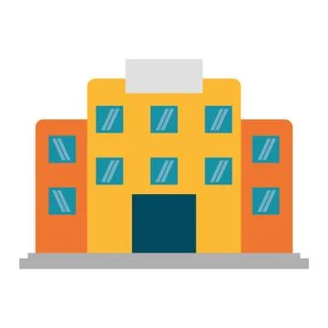 Building icon cartoon Ilustración de archivo