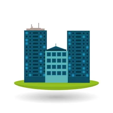 Building icon design Ilustración de archivo