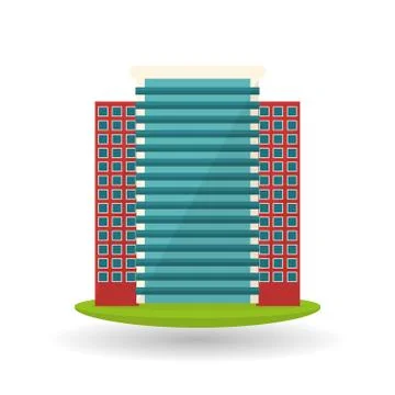 Building icon design Ilustración de archivo