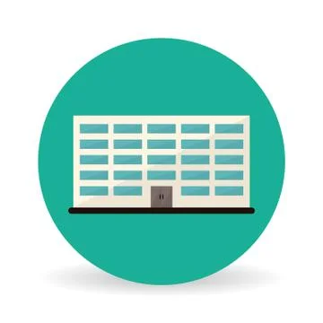 Building icon design Ilustración de archivo