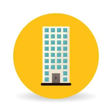 Building icon design Ilustración de archivo