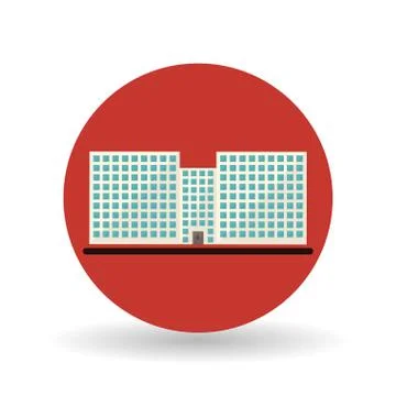 Building icon design Ilustración de archivo
