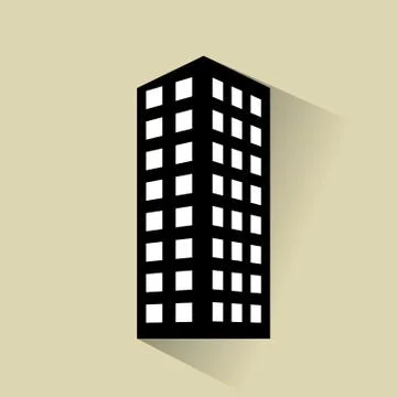 Building icon design, vector illustration Ilustración de archivo