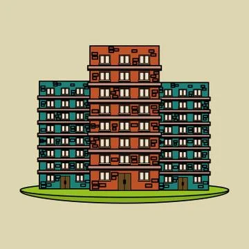 Building icon design, vector illustration Ilustración de archivo