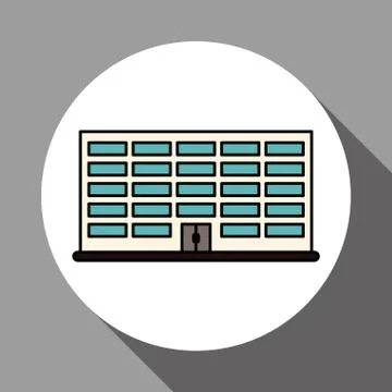 Building icon design, vector illustration Ilustración de archivo