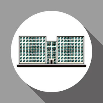 Building icon design, vector illustration Ilustración de archivo