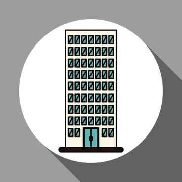 Building icon design, vector illustration Ilustración de archivo
