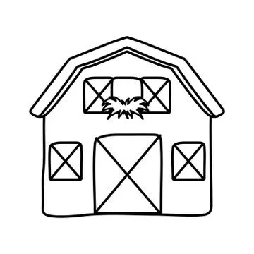 Building icon. Farm  concept. Vector graphic Ilustración de archivo