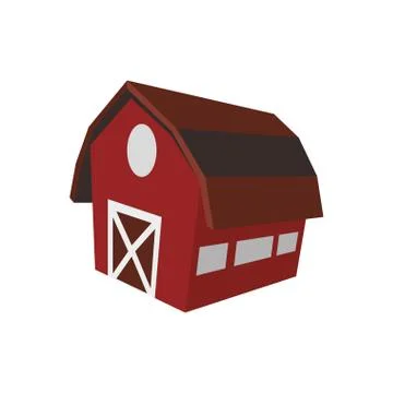 Building icon. Farm design. Vector graphic Ilustración de archivo