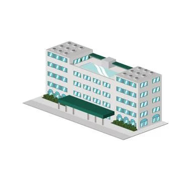 Building icon. Hotel design. Vector graphic Ilustración de archivo