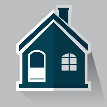 Building icon, house icon vector illustration Stock Illustration